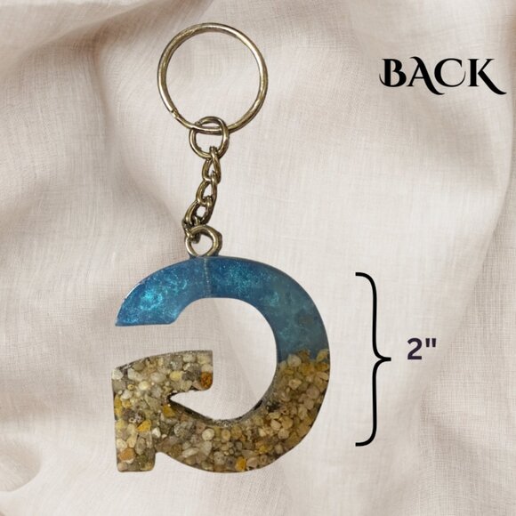 Handmade letter "G" Keychain - Picture 3 of 4